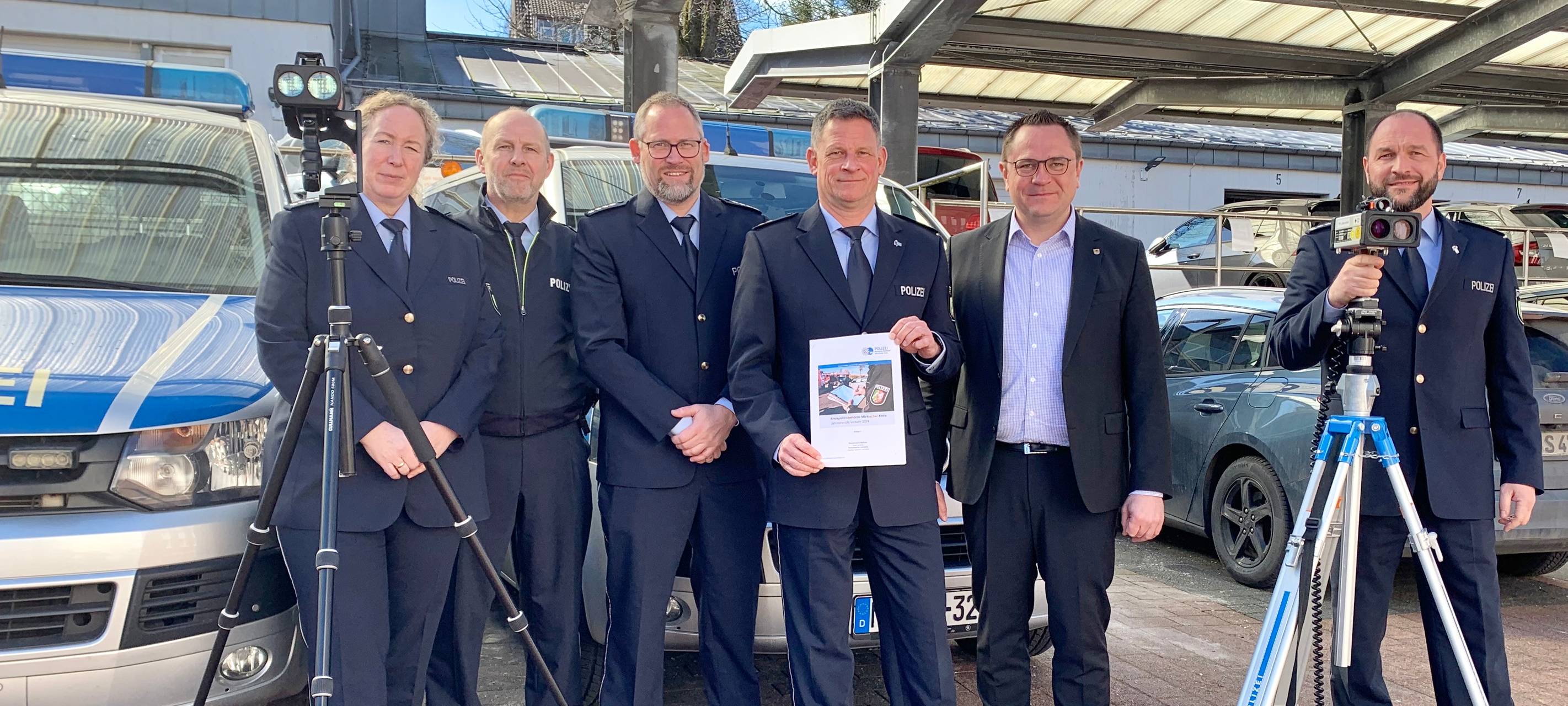 Verkehrsunfälle 2024 im Märkischen Kreis