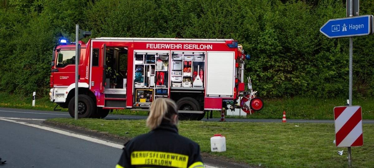 Motorradunfall Iserlohn