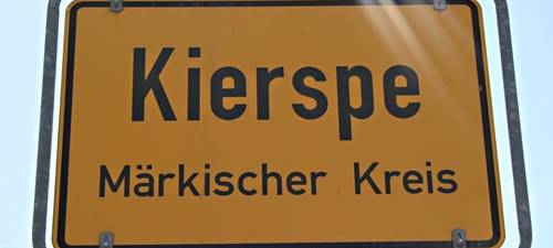 Ortseingangsschuld Kierspe