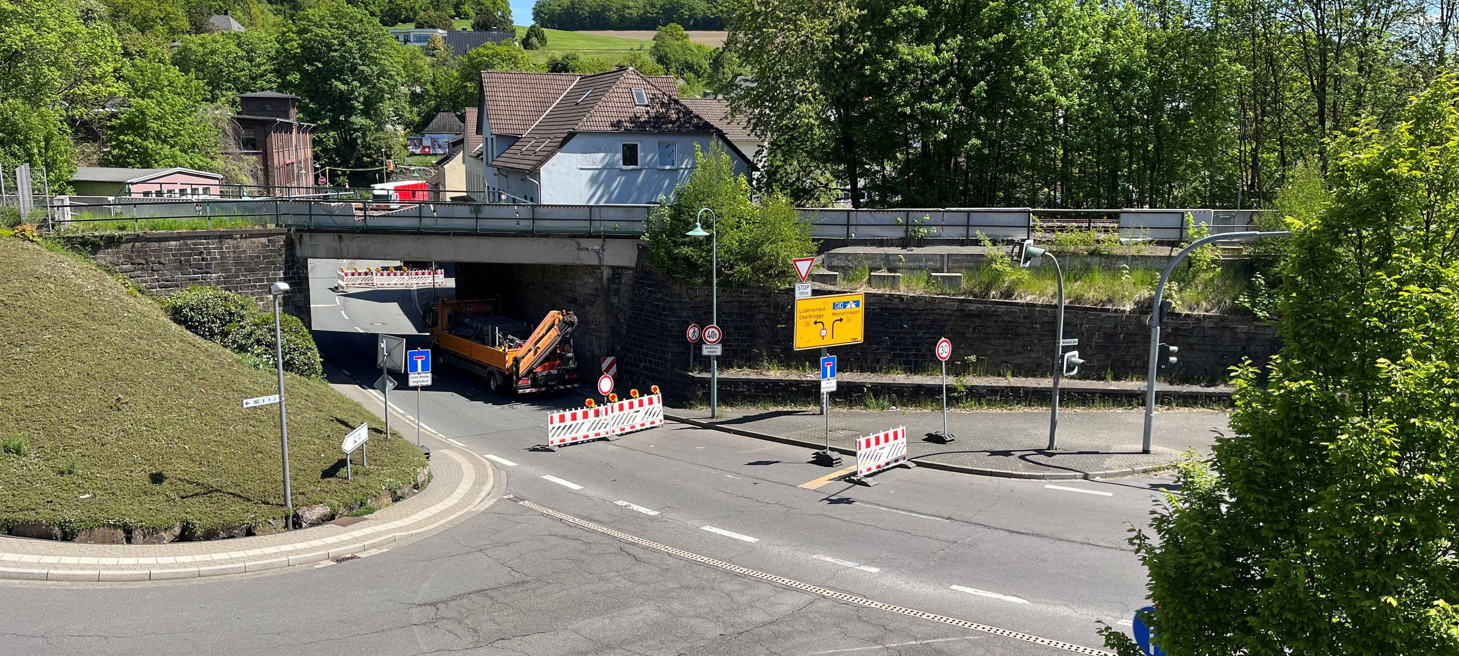 B 237 in Kierspe voll gesperrt – Verkehrsprobleme zu erwarten