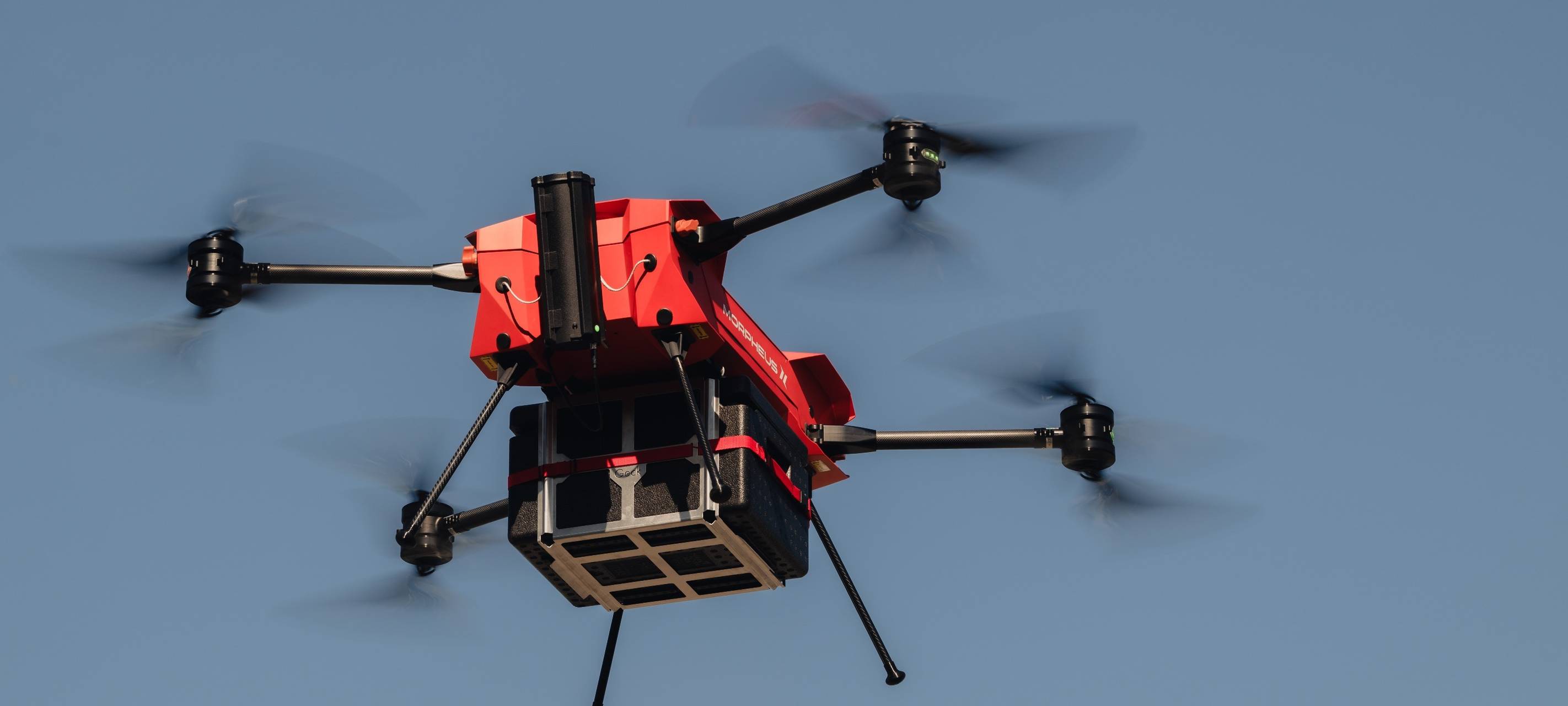 Je nach Drohnen-Modell können bis zu zehn Kilogramm mit einer Reichweite von bis zu 250 Kilometer transportiert werden.