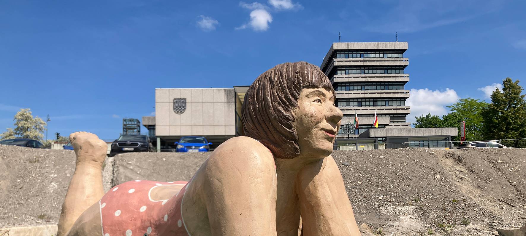 Baugrube in Iserlohn wird Kunstobjekt