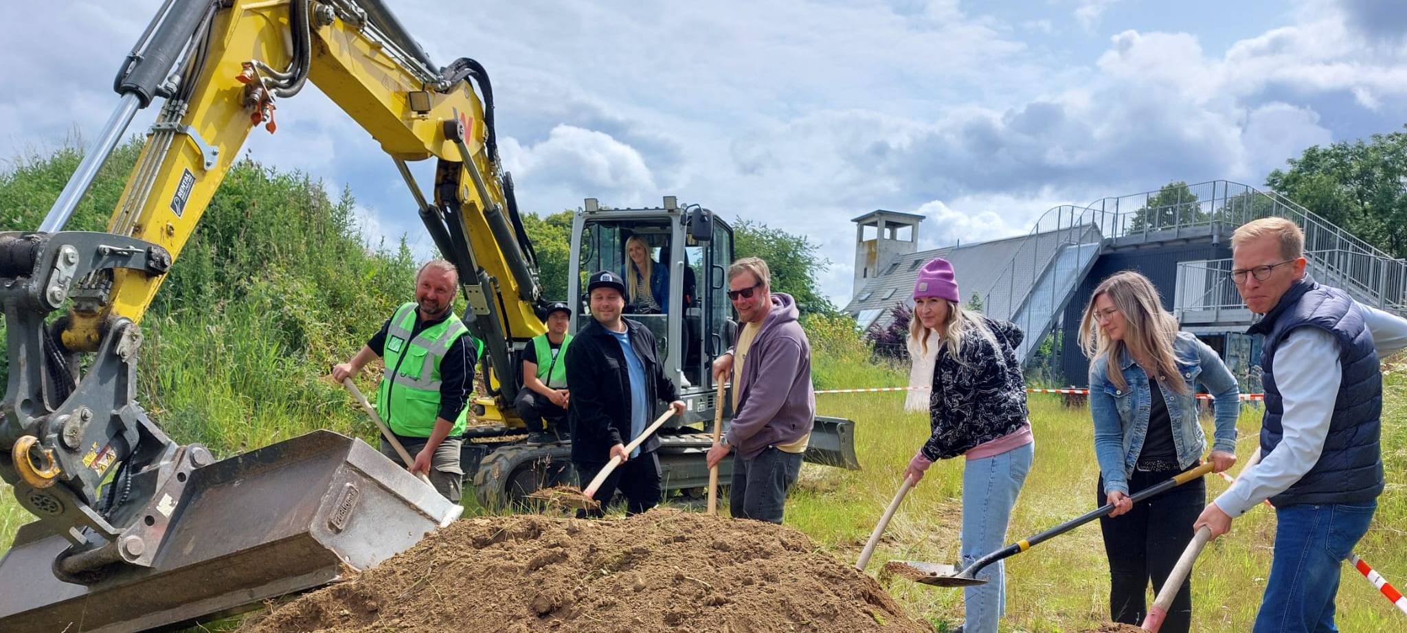 Spatenstich für Dirtpark in Hemer