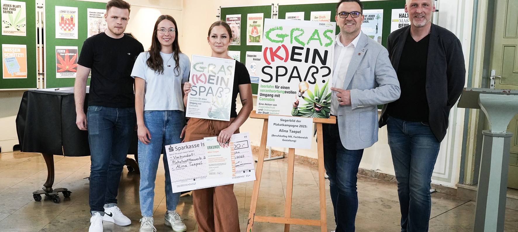 Cannabis-Plakate in Iserlohn