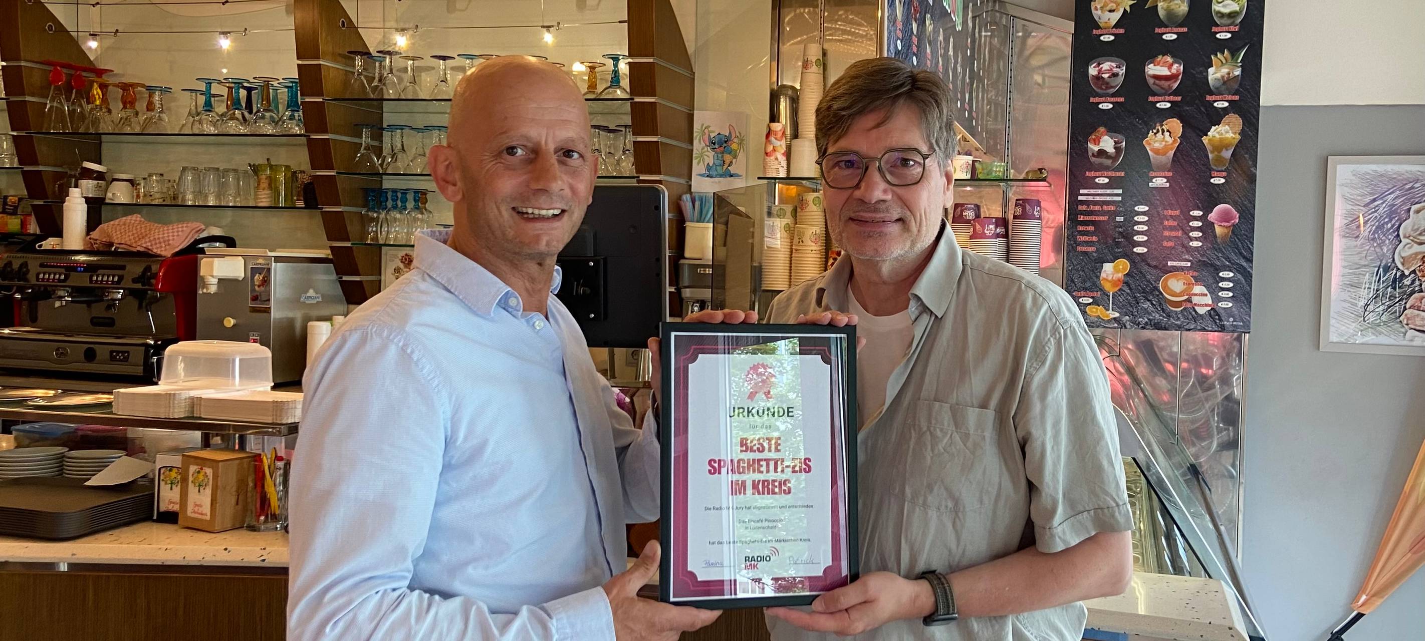 Radio-MK sucht das beste Spaghetti-Eis - Hier ist der Gewinner