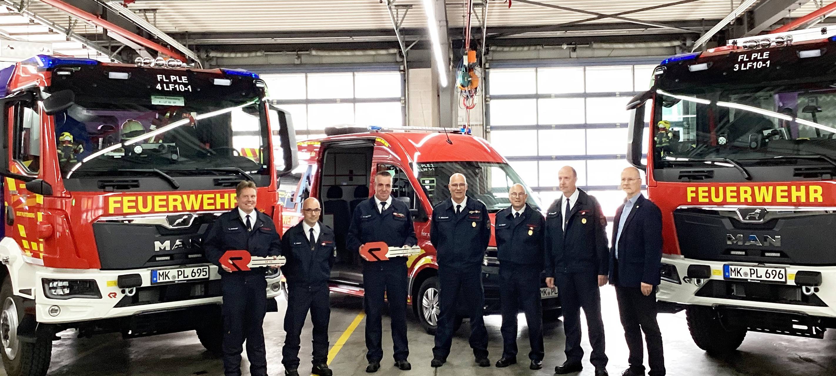 Neue Feuerwehrautos in Plettenberg