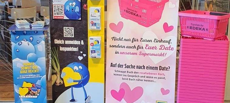 Dating Einkaufskörbe EDEKA Enste Andre Enste
