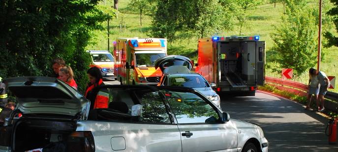 Schwerverletzter nach Motorradunfall in Iserlohn