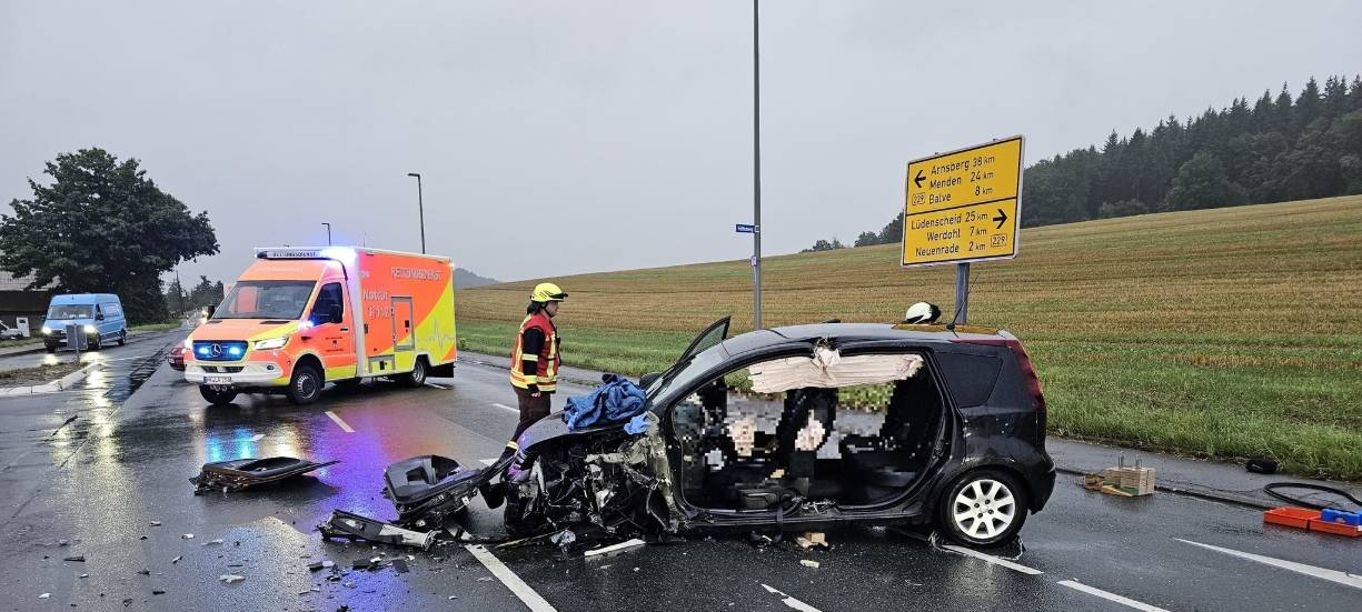Schwerer Unfall in Neuenrade