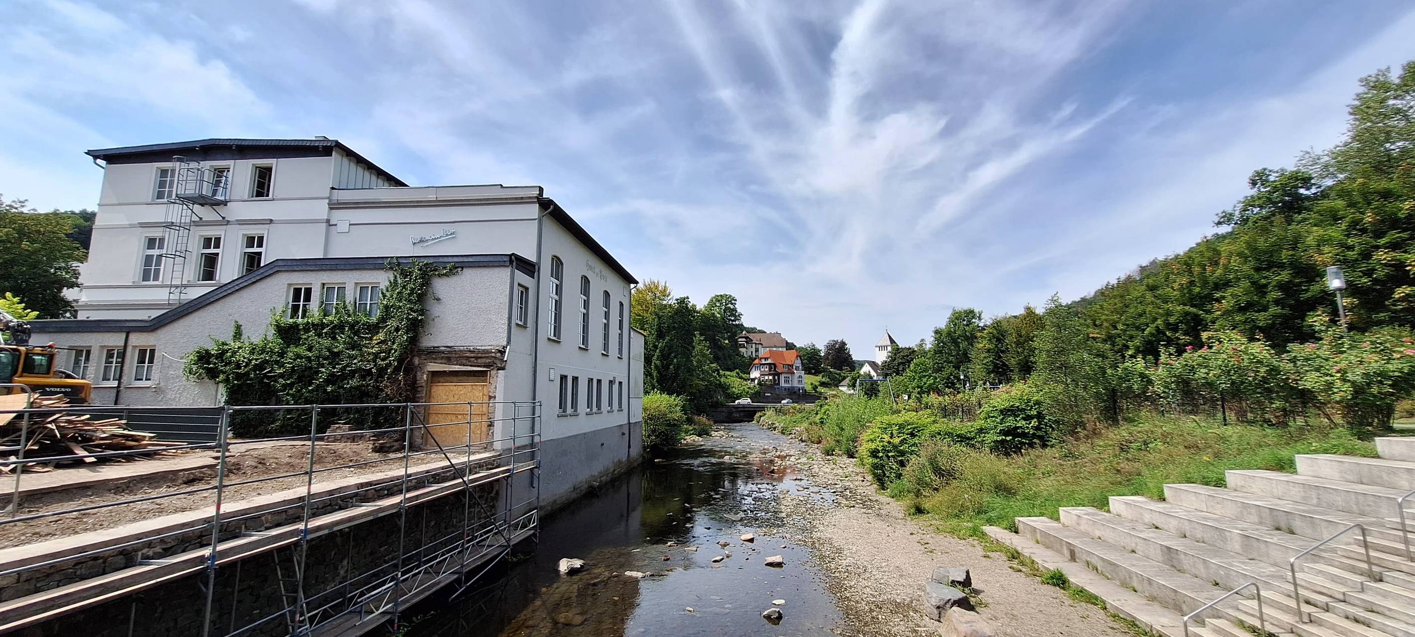 Umbau des Hotels "Zur Post" in Schalksmühle geht weiter