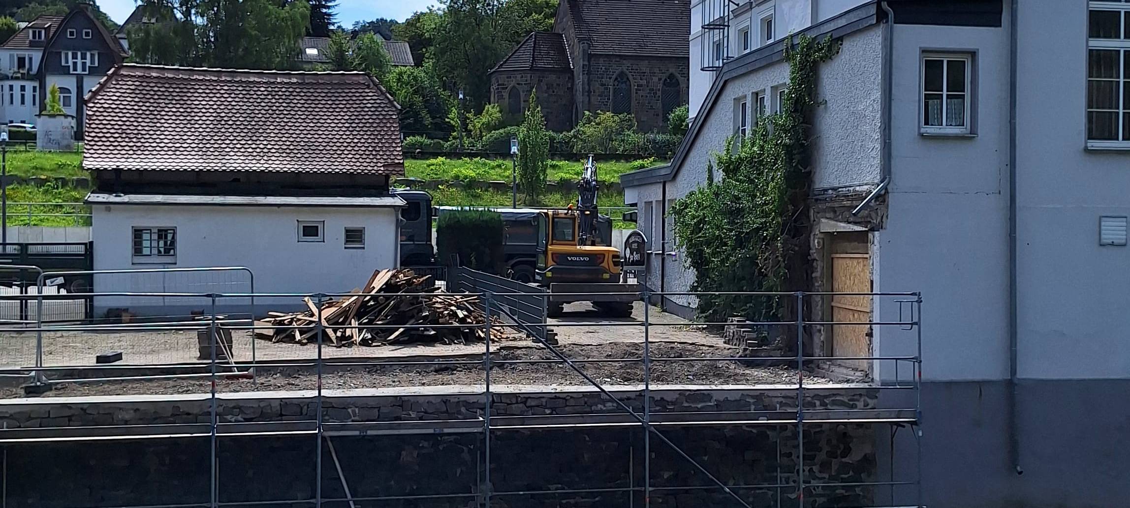 Umbau des Hotels "Zur Post" in Schalksmühle geht weiter