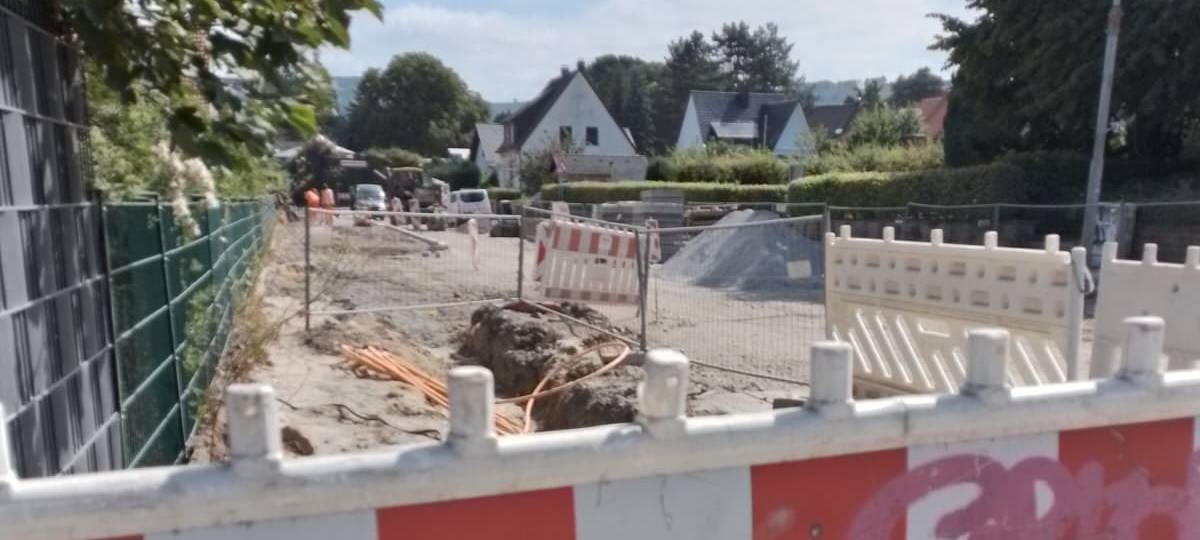 Erster Meilenstein an Großbaustelle Zeppelinstraße Hemer
