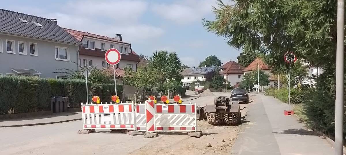 Erster Meilenstein an Großbaustelle Zeppelinstraße Hemer