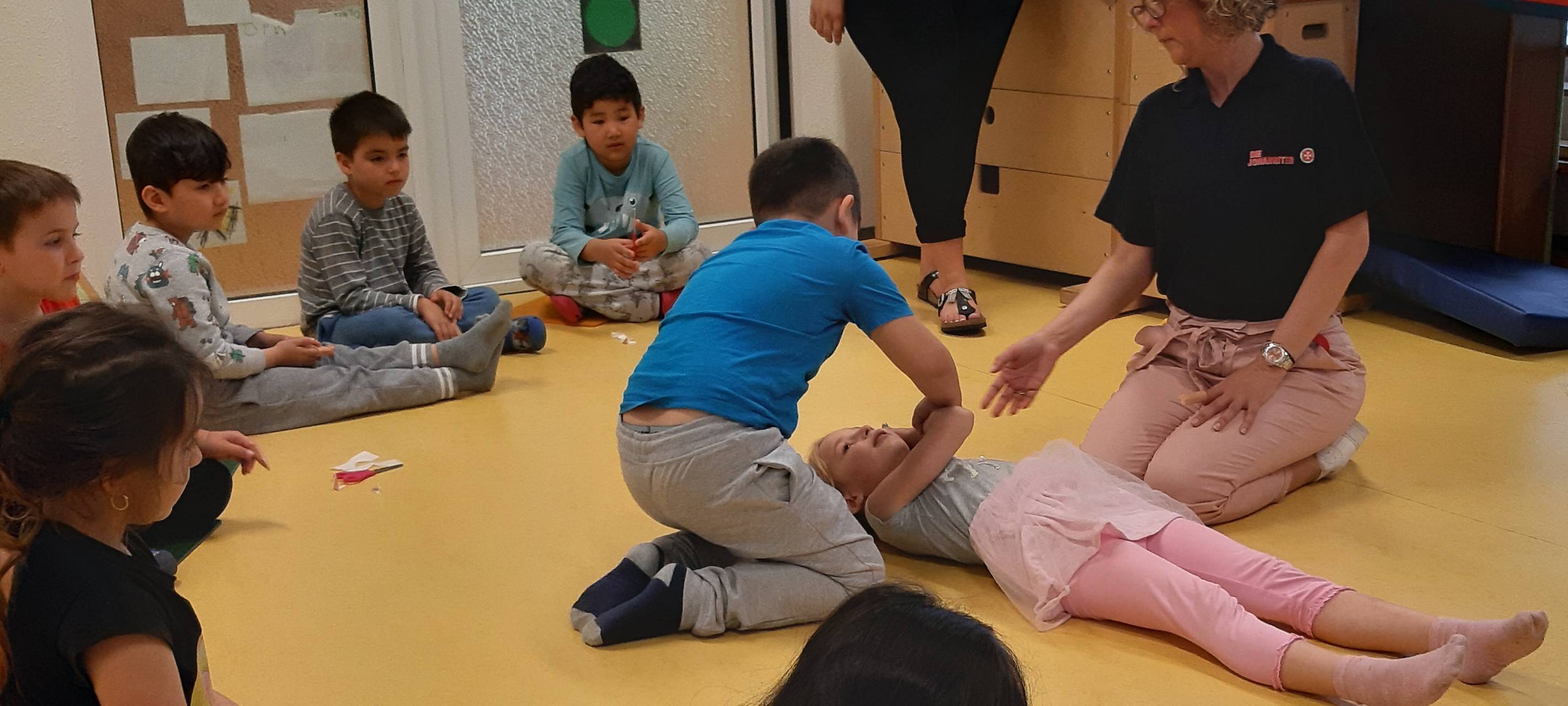 KiTa-Kinder lernen Erste Hilfe