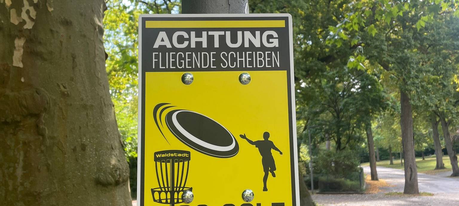 Neuer Discgolf Parcours in Iserlohn