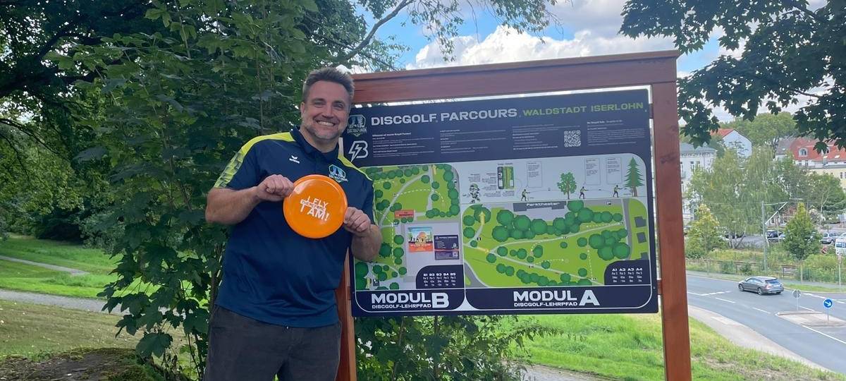 Neuer Discgolf Parcours in Iserlohn