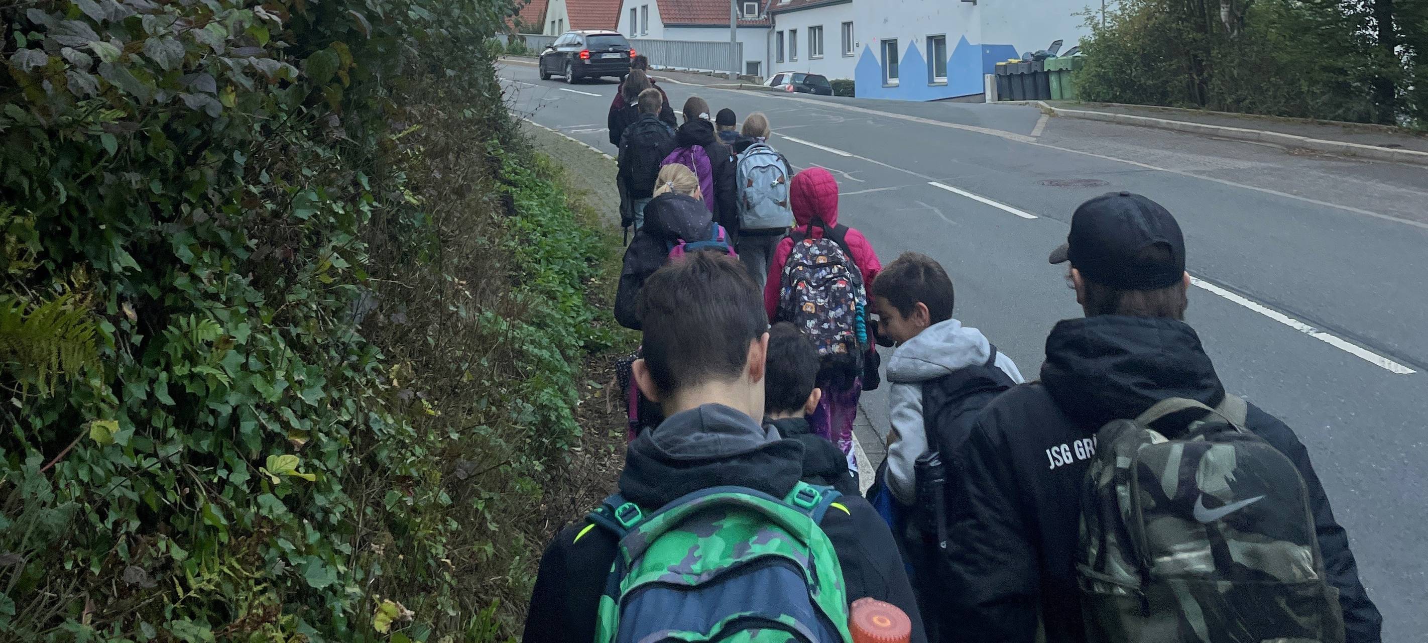 Laufen statt Elterntaxi