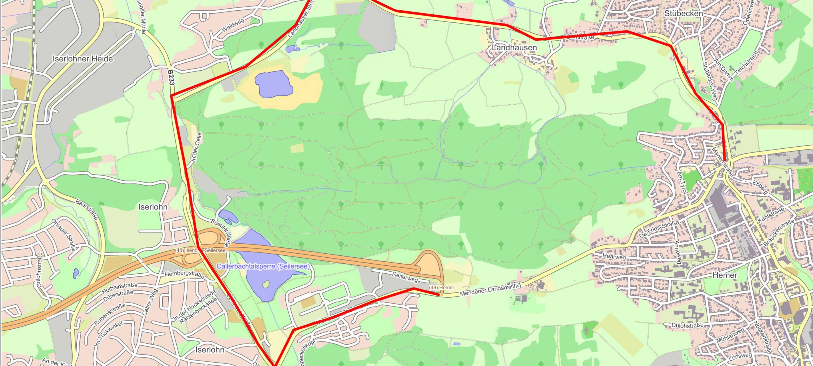 Sanierung der B7 in Hemer