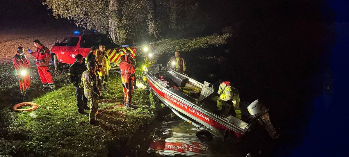 Mann ertrinkt in der Ruhr bei Iserlohn: Polizei geht von Unglück aus
