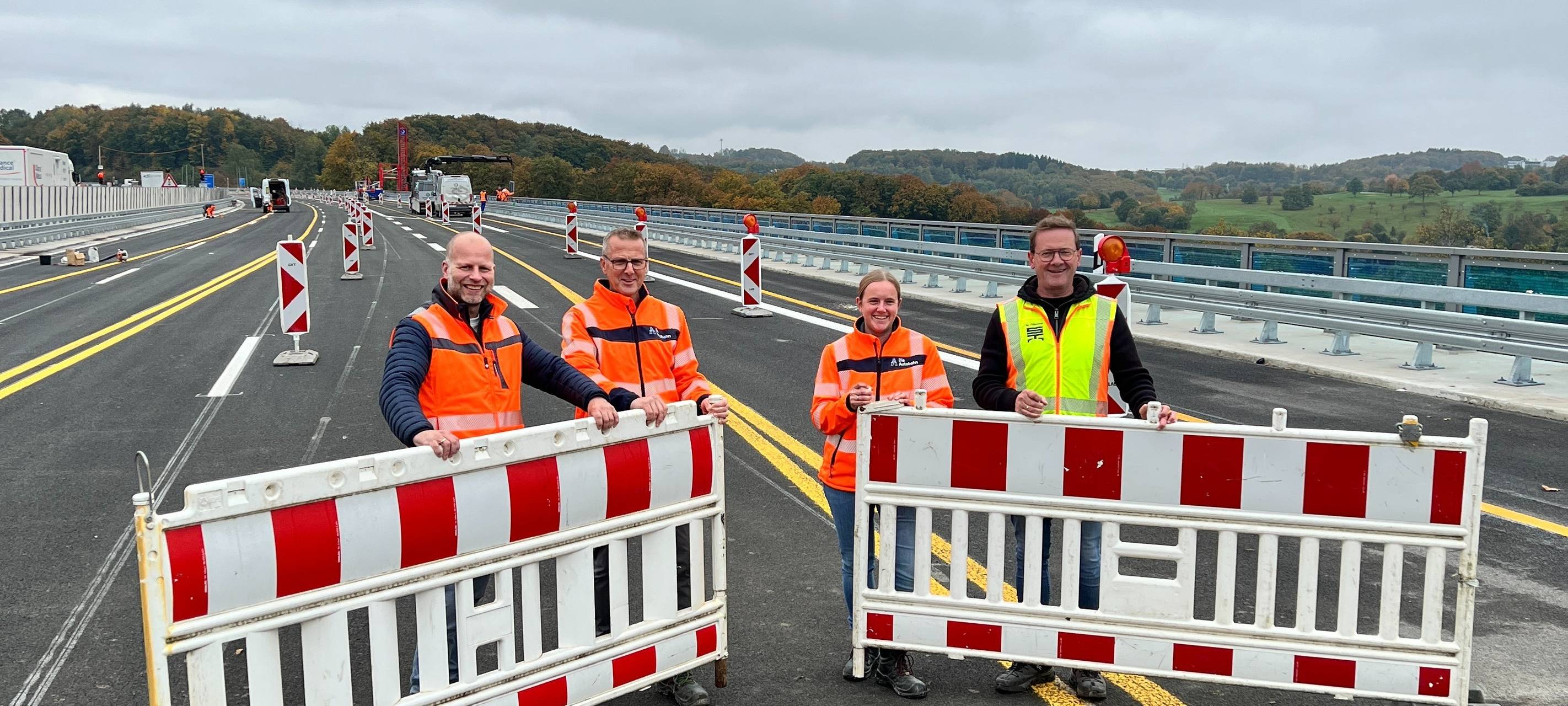 A45: Teilbauwerk der Talbrücke Sterbecke wird freigegeben