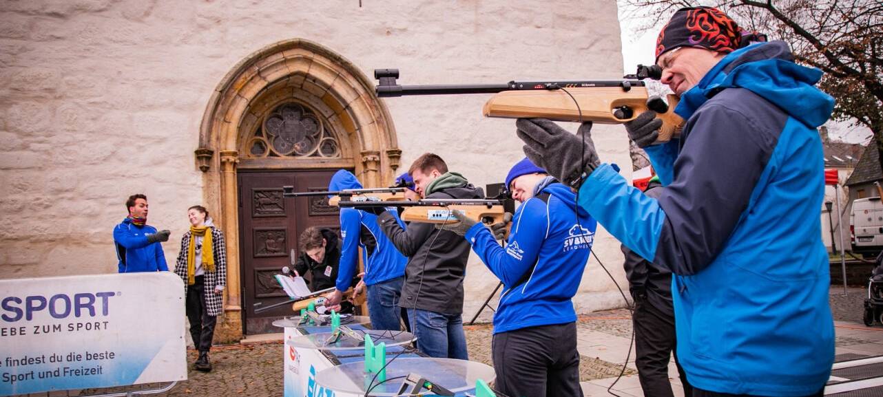 4. Mendener Biathlon: Spaß und Teamgeist in der Innenstadt