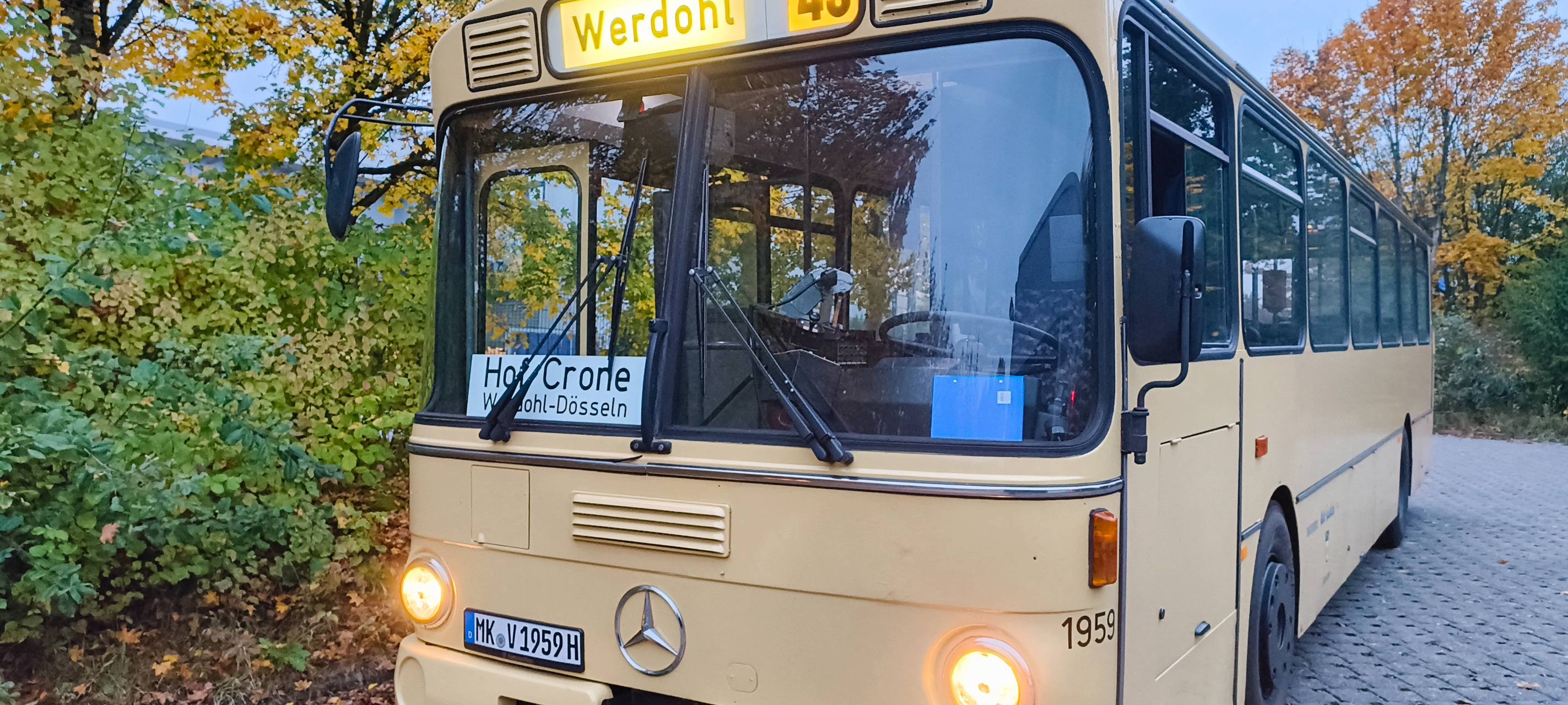 Traditionsbus zum Werdohler Apfelfest