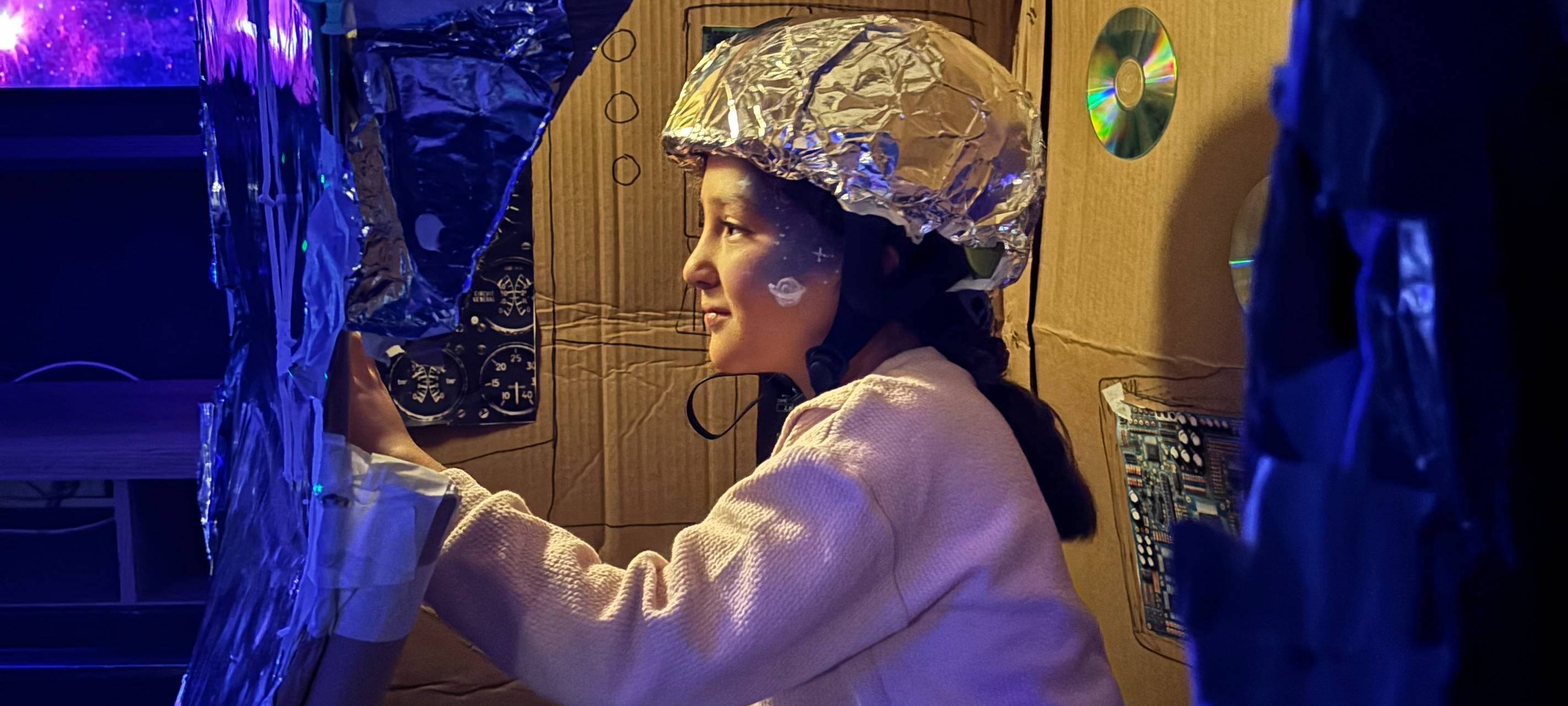 Hier wird das Raumschiff mit allen Funktionen gezeigt