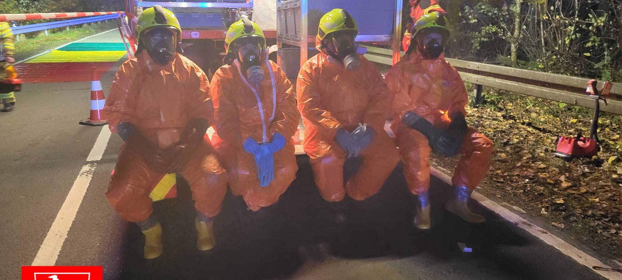 Gefahrguteinsatz in Kierspe an Halloween