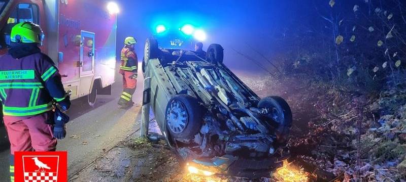 Glättewarnung für den Märkischen Kreis - Erster Unfall in Kierspe
