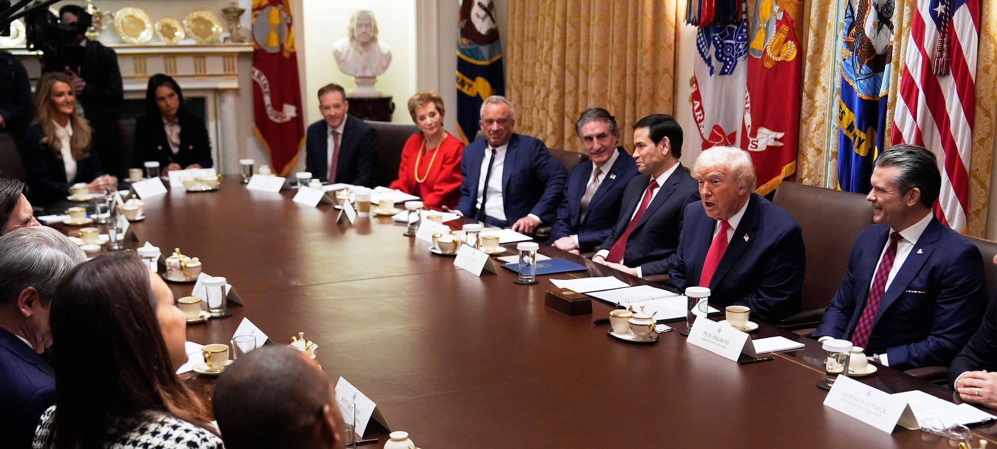 Kabinettssitzung im Weißen Haus