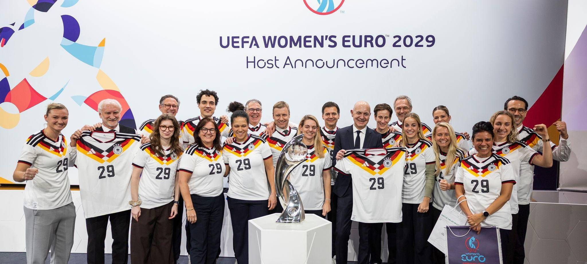 Vergabe der EM der Fußballerinnen 2029