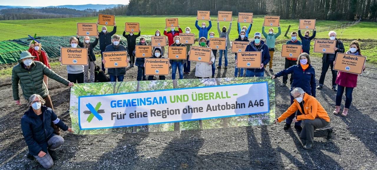 30 Jahre GigA: Widerstand gegen den Bau der A46