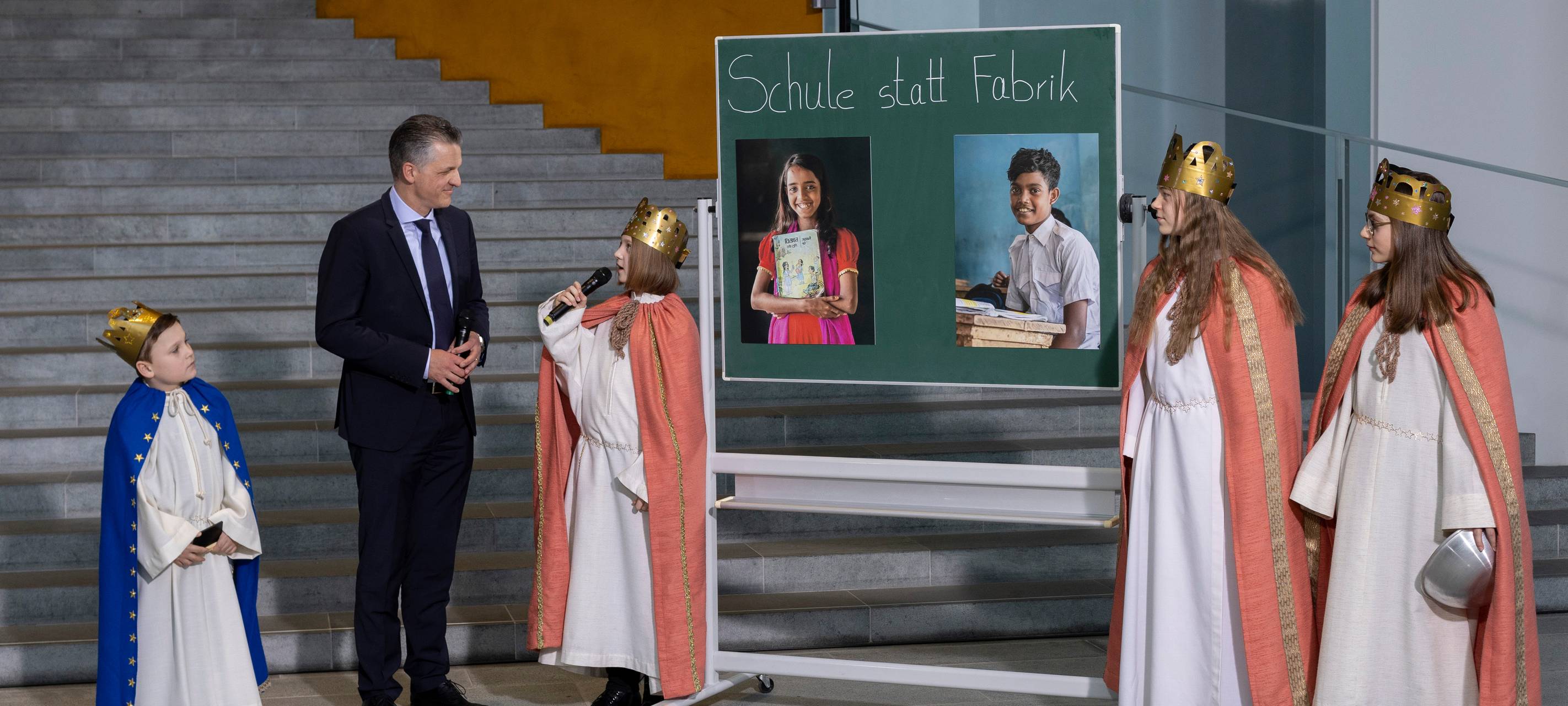 Lüdenscheider Sternsinger im Kanzleramt