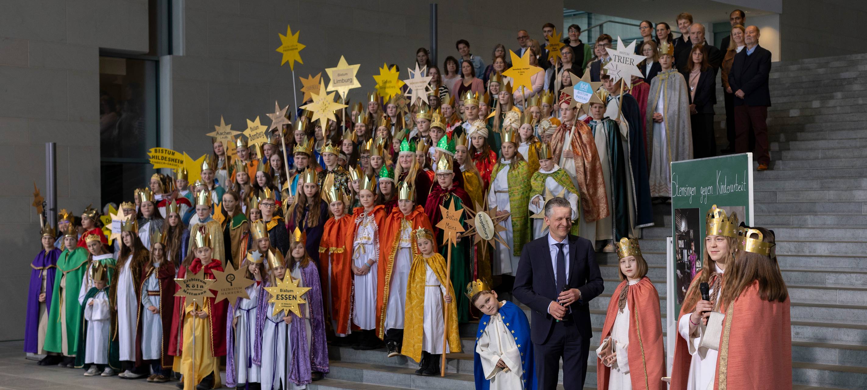 Lüdenscheider Sternsinger im Kanzleramt