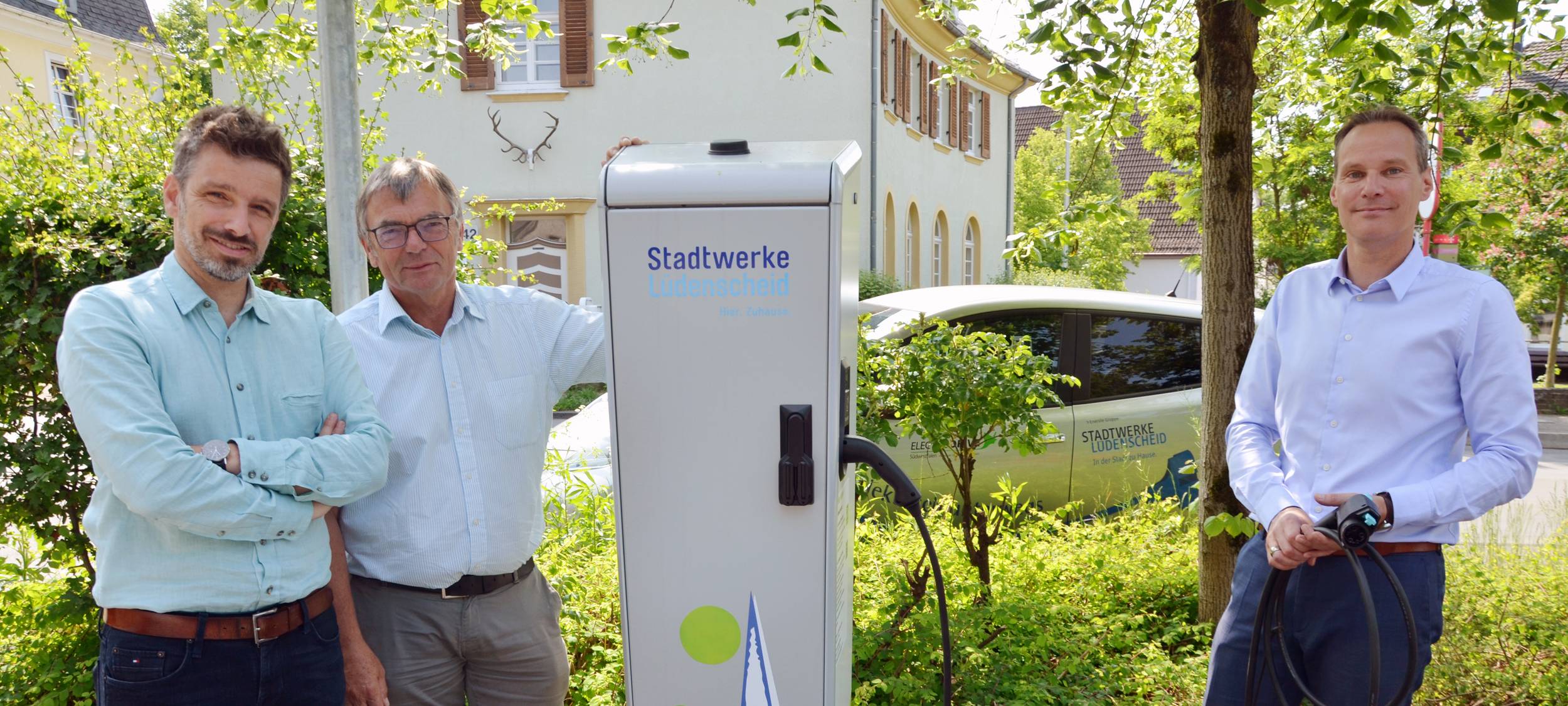 Neue E-Ladesäulen für Lüdenscheid