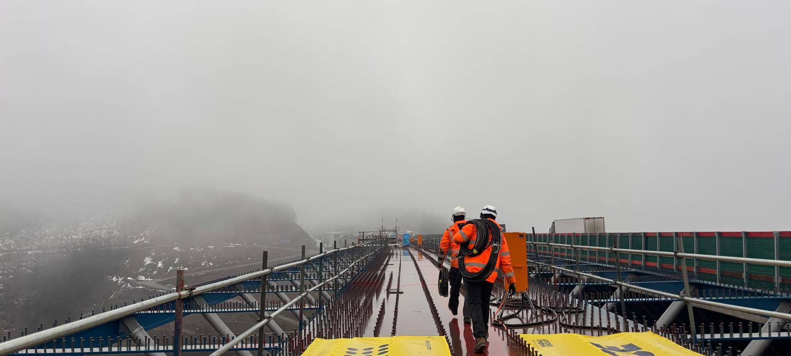 Zweite Stahlhochzeit bei Rahmedetalbrücke