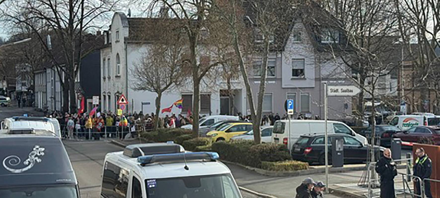 Hunderte bei Demo gegen AfD in Letmathe
