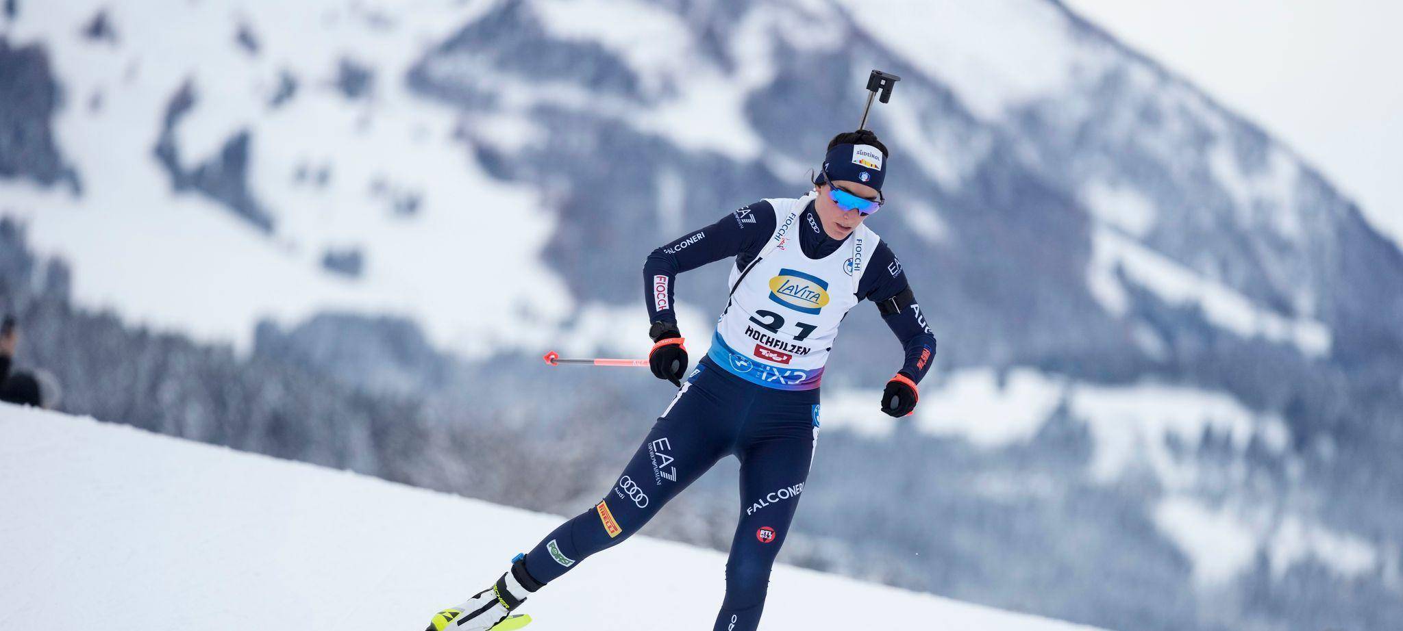 Italienische Biathletin Rebecca Passler