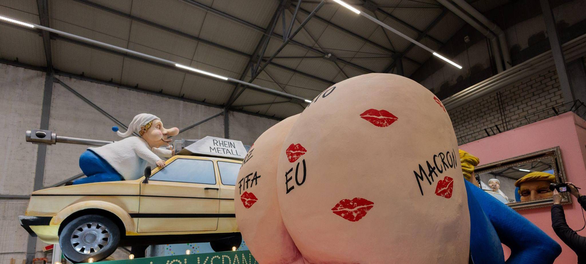 Richtfest des Kölner Rosenmontagszugs