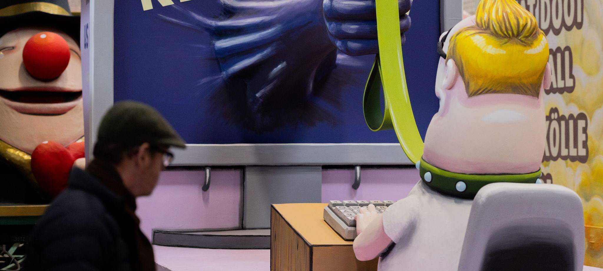 Richtfest des Kölner Rosenmontagszugs