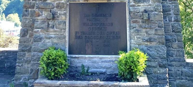 Ehrenmal in Nachrodt-Wiblingwerde wird saniert