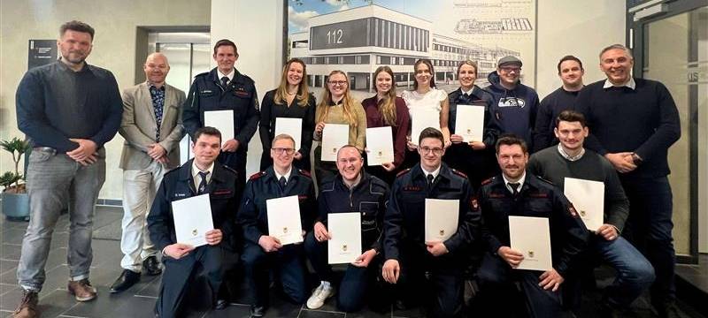 Neue Praxisanleiter im Rettungsdienst