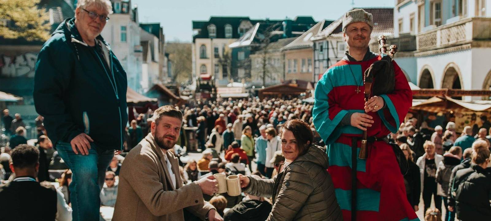 Mendener Frühling in der Innenstadt