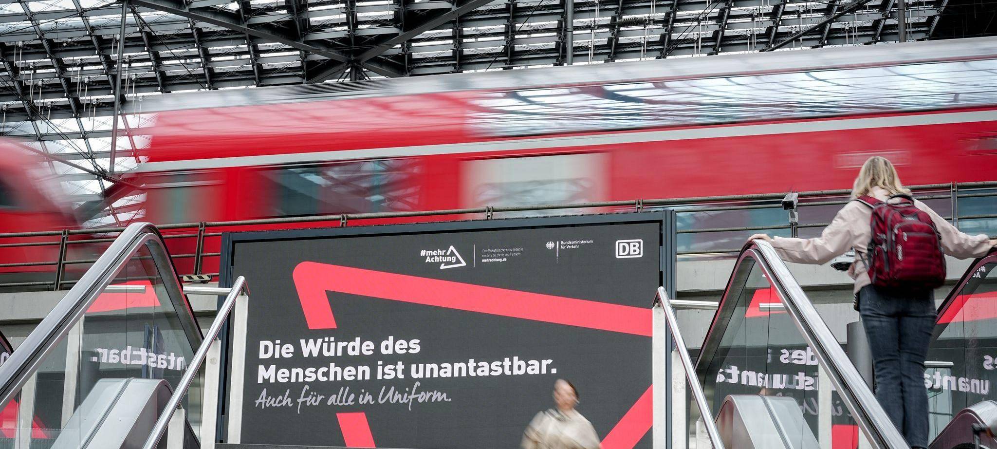 Respektkampagne von Verkehrsministerium und Deutscher Bahn