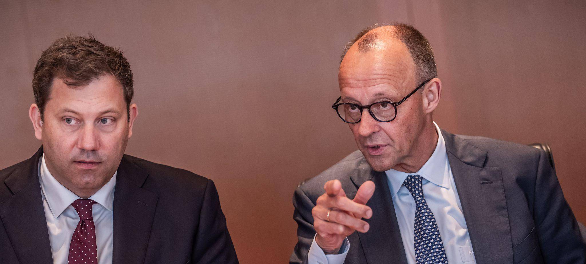 Lars Klingbeil und Friedrich Merz