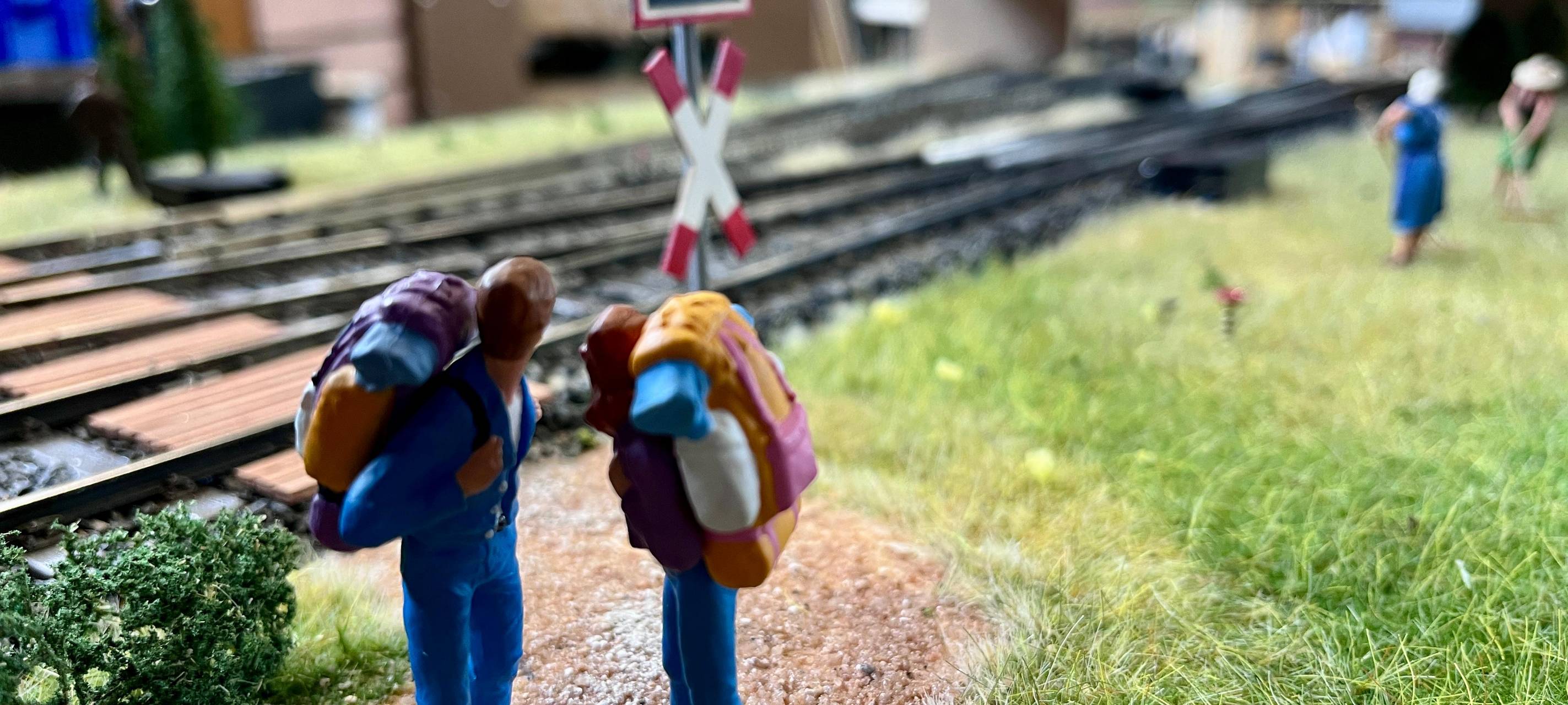 Riesige Modellbahn in Halver