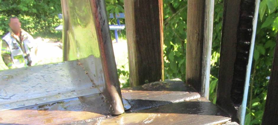 Zündel-Unfall auf Spielplatz am Papenbusch
