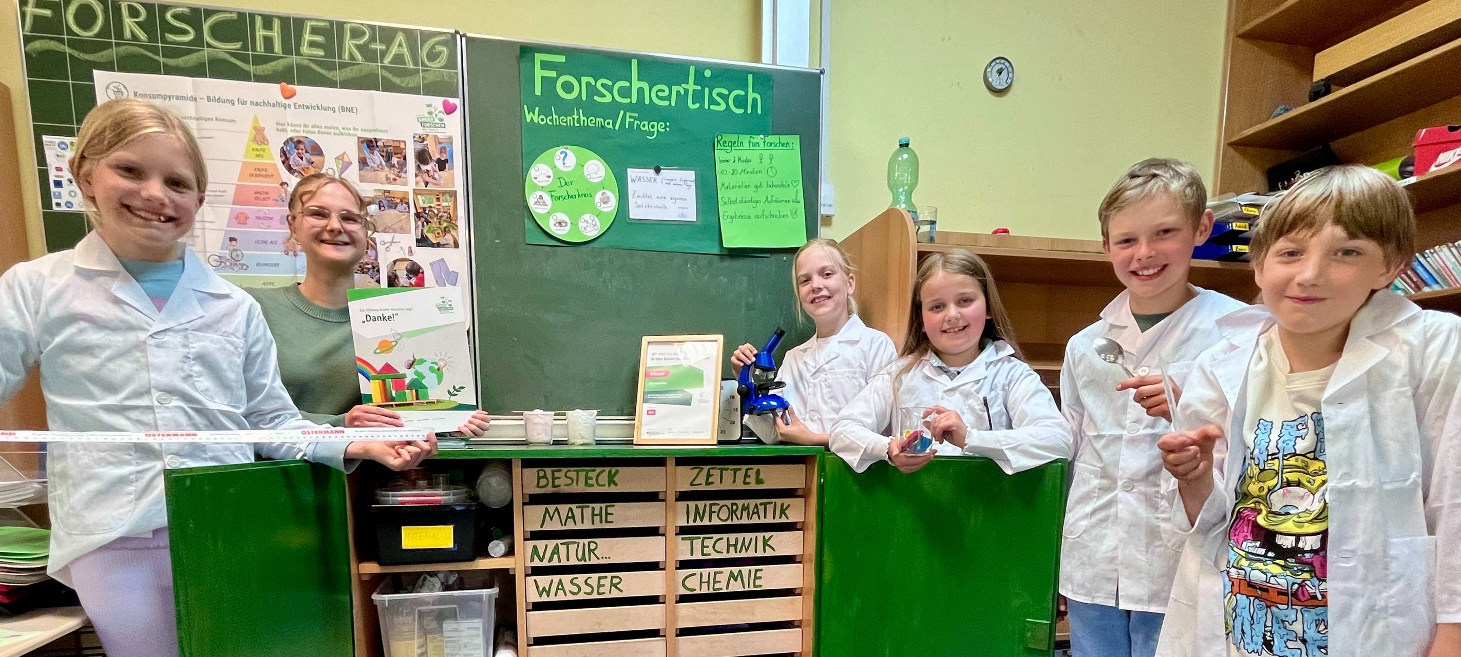 Altenaffeln: OGS ist jetzt "Haus der kleinen Forscher"