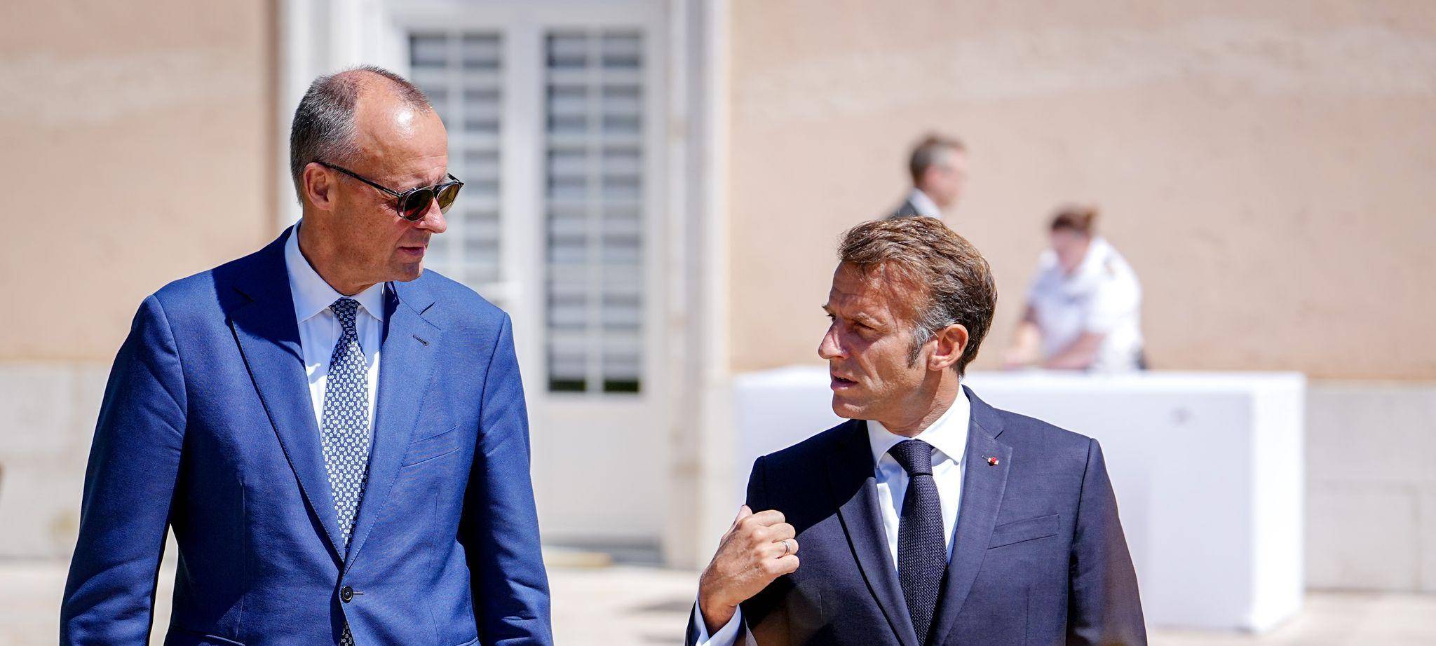 Friedrich Merz und Emmanuel Macron