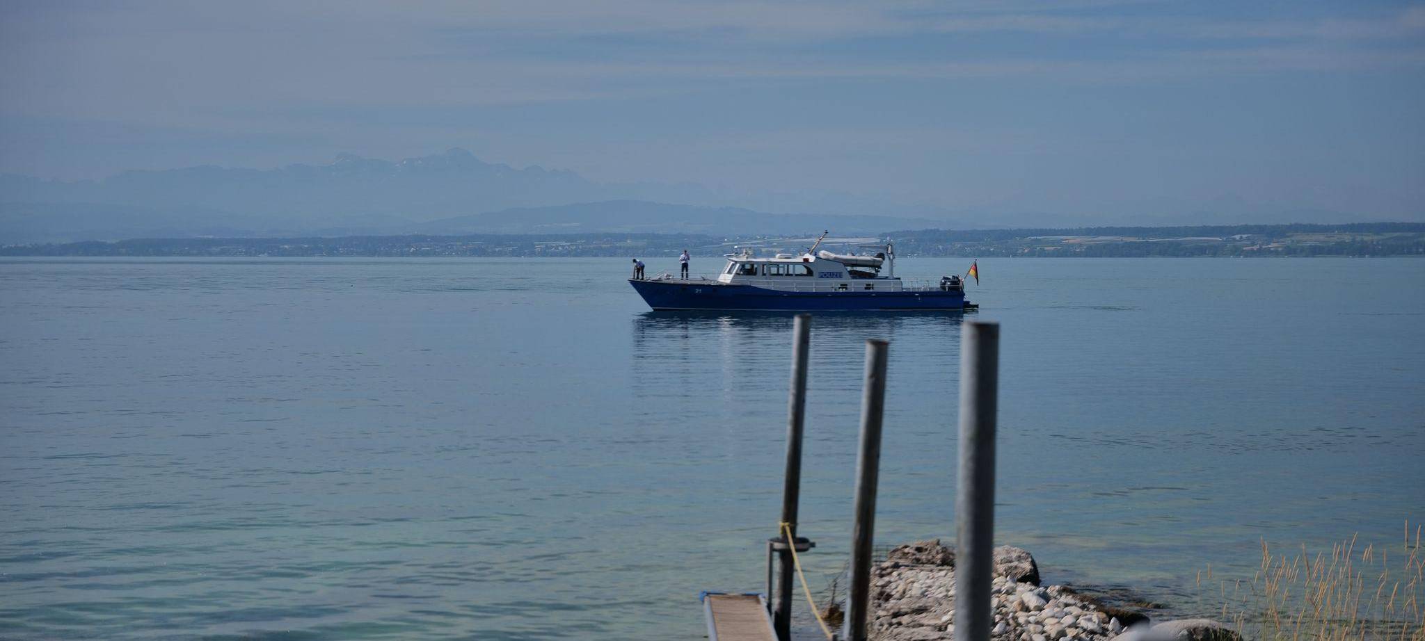 Sucheinsatz - Männer gehen im Bodensee unter